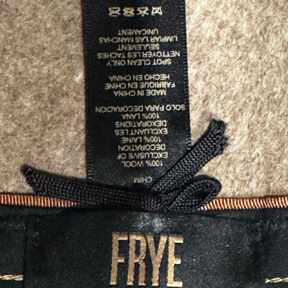 🧢 Frye Felt Tall Crown Fedora – Tumbleweed Tan – Size M/L New - Picture 6 of 6